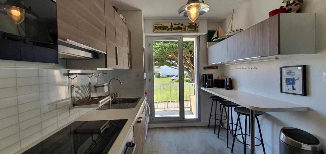 Ker Mamette Bel Appartement En Bord De Mer Quiberon Bagian luar foto